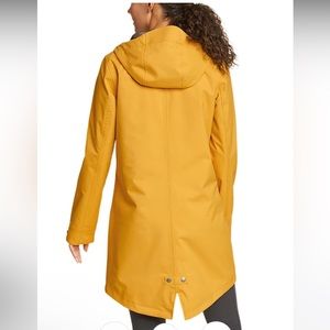Eddie Bauer Riley Yellow Parka Rain Coat